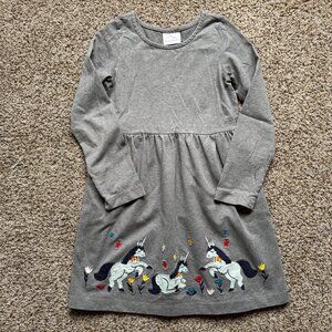 8yr Hanna Andersson cotton unicorn dress